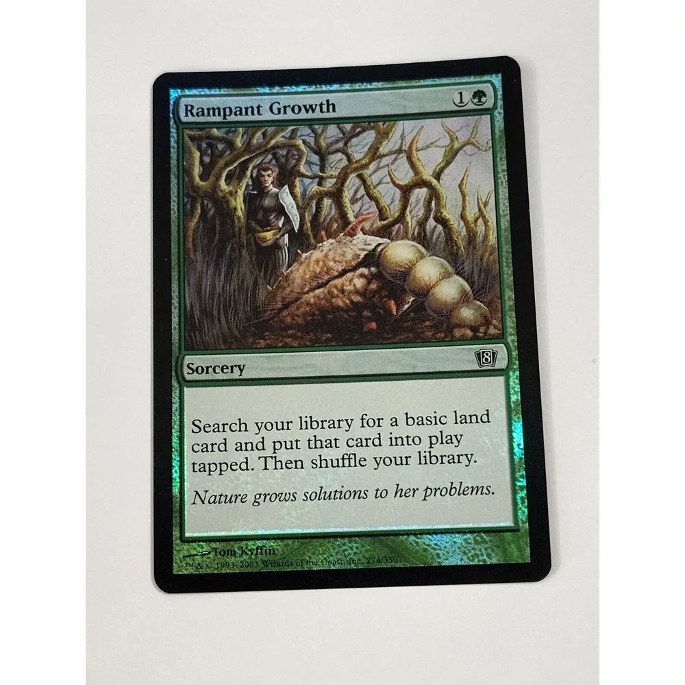 MTG Rampant Growth FOIL 8th Edition #274 Green Common CARD SEE PICS BG.1WAA2032